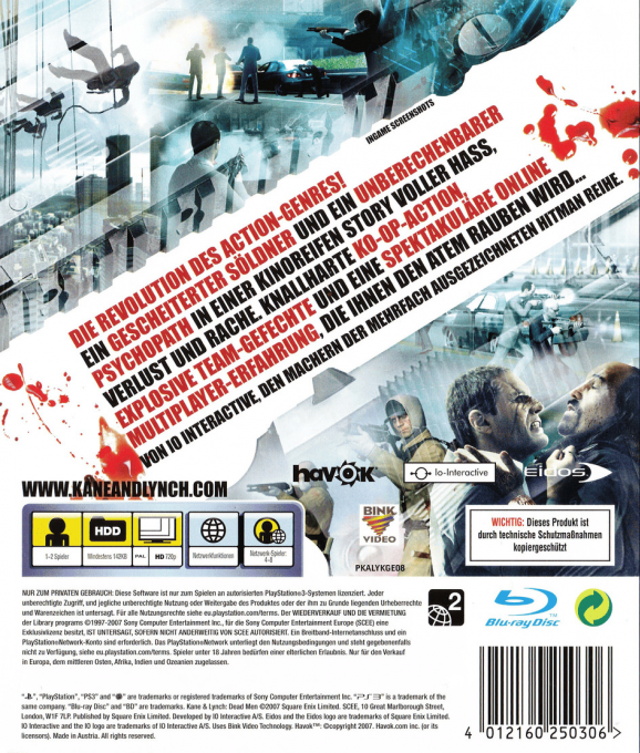 Kane & Lynch : Dead Men dos