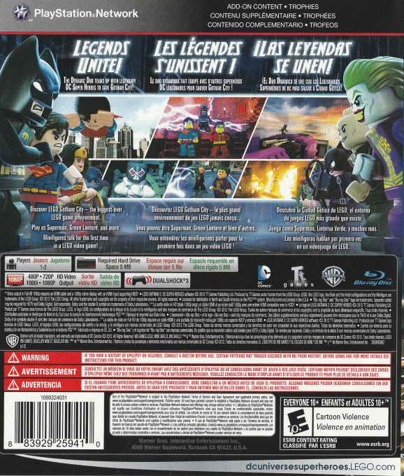 LEGO Batman 2 : DC Super Heroes dos