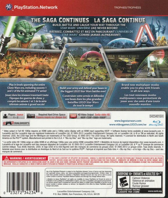 LEGO Star Wars III : The Clone Wars dos