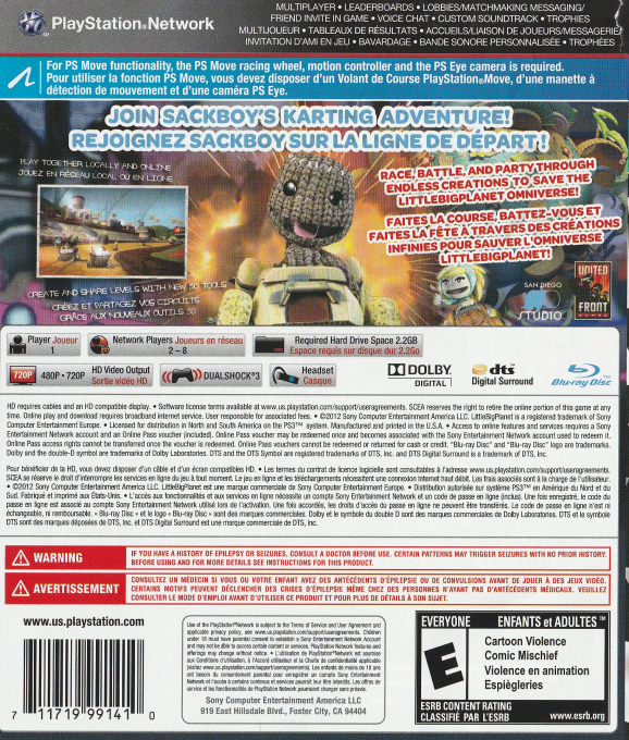 Littlebigplanet Karting dos