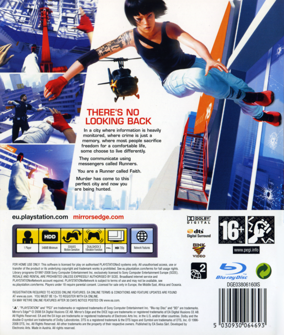 Mirror's Edge dos