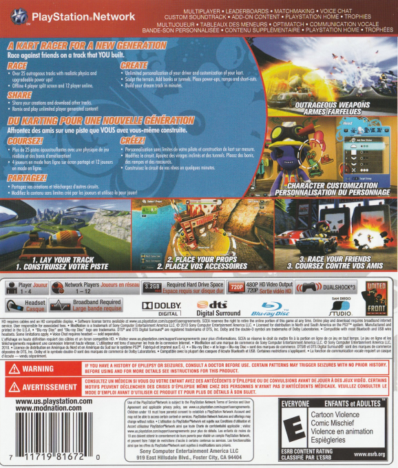 Modnation Racers dos