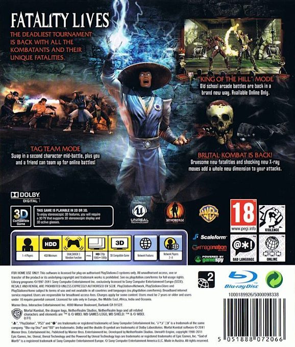 Mortal Kombat Komplete Edition dos