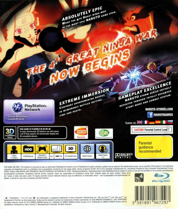 Naruto Shippuden : Ultimate Ninja Storm 2 dos