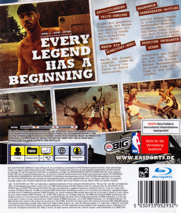 Nba Street Homecourt dos