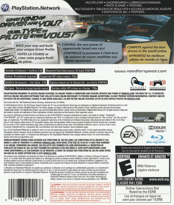 Need For Speed Shift dos