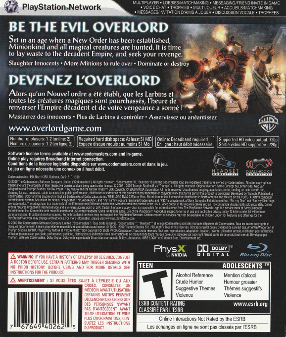 Overlord II dos