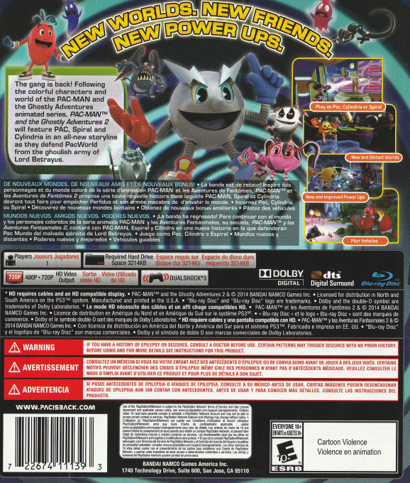 Pac-man Et Les Aventures De Fantômes dos