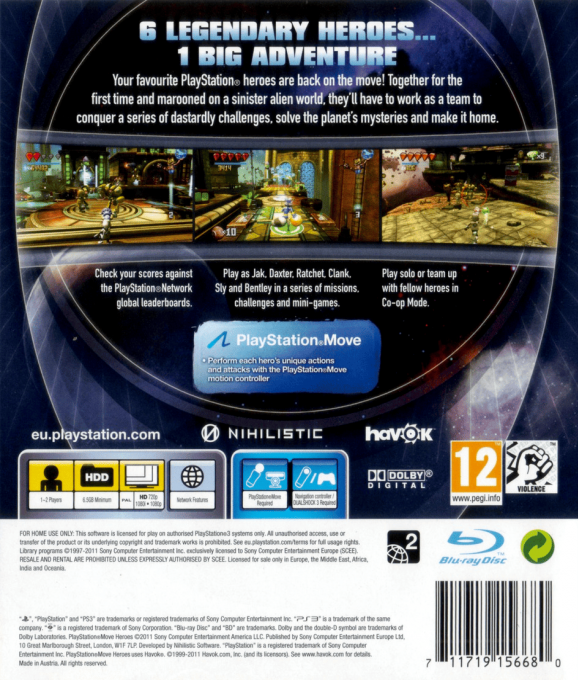 Playstation Move Heroes dos