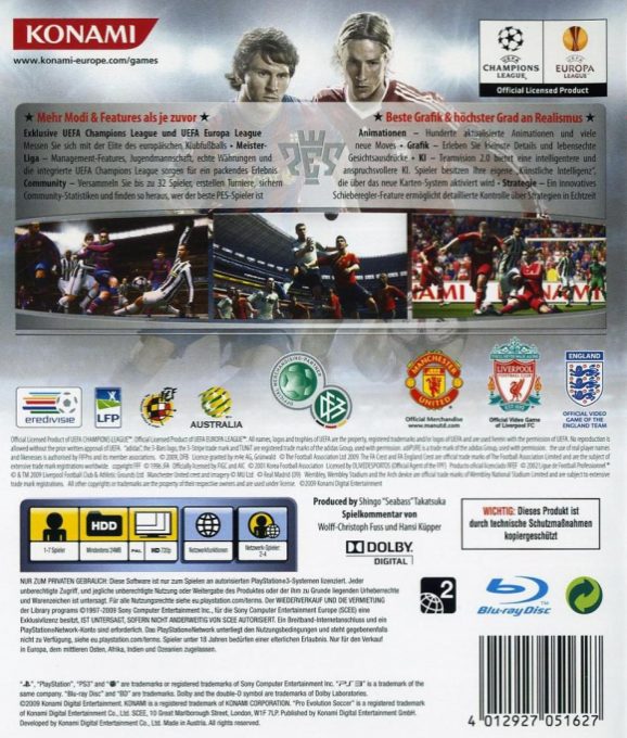 Pro Evolution Soccer 2010 dos