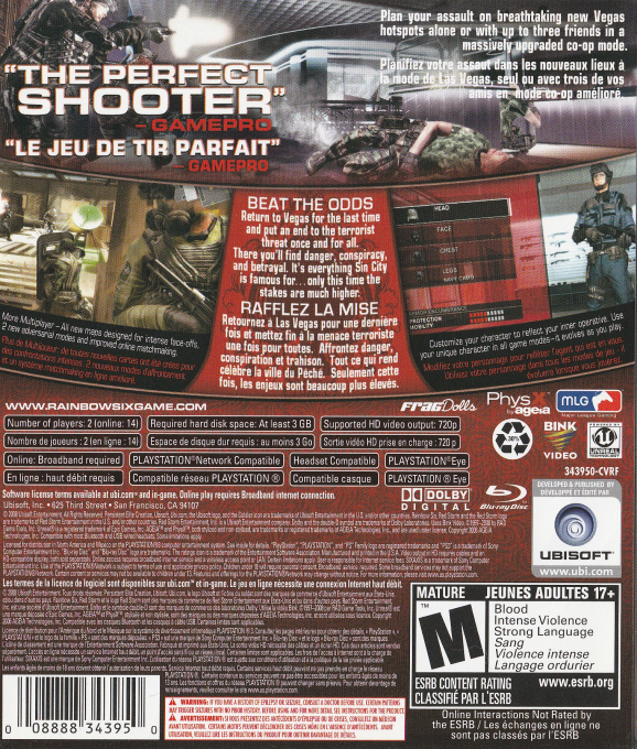 Rainbow Six Vegas - Dos