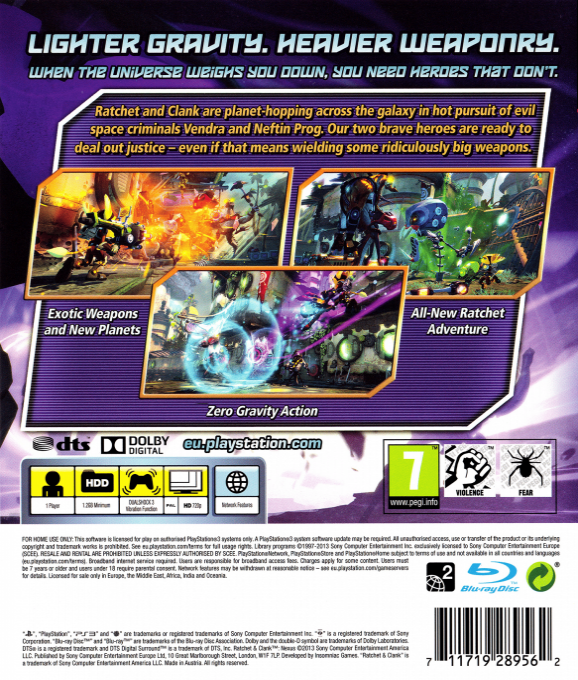 Ratchet & Clank : Into the Nexus dos