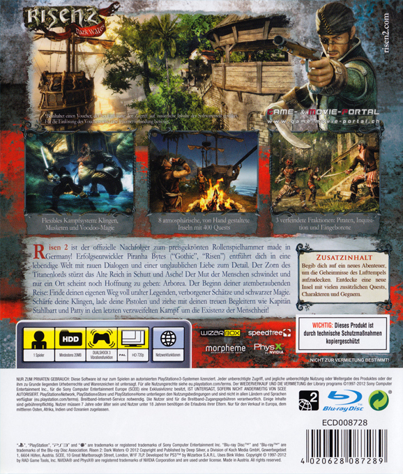 Risen 2 : Dark Waters dos