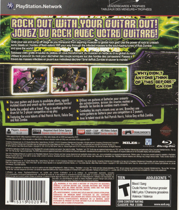 Rock Of The Dead dos