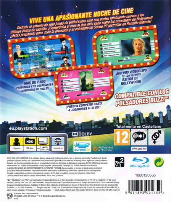 Scene It Estrellas en la Pantalla Gigante dos