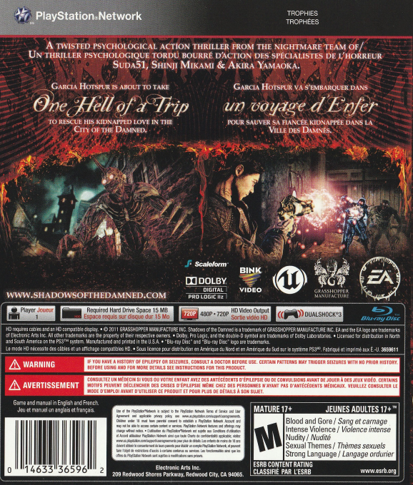 Shadows Of The Damned - Dos