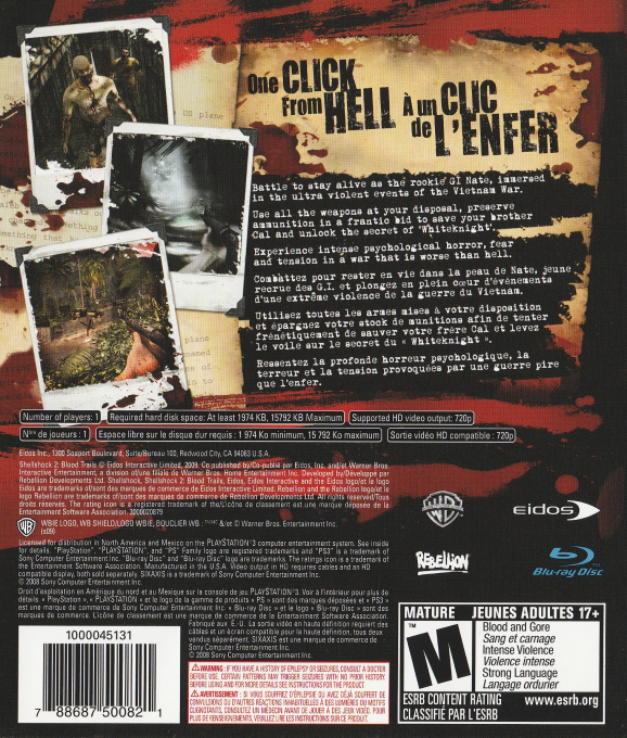 ShellShock 2 : Blood Trails - Dos