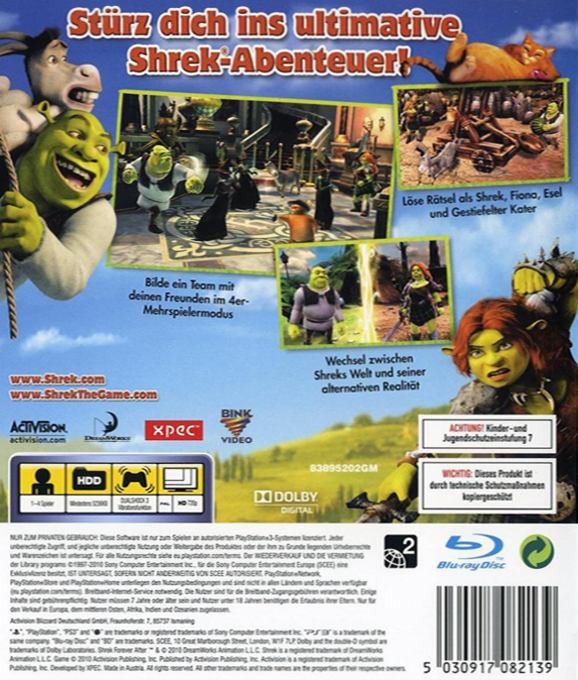 Shrek 4 : Il était Une Fin dos