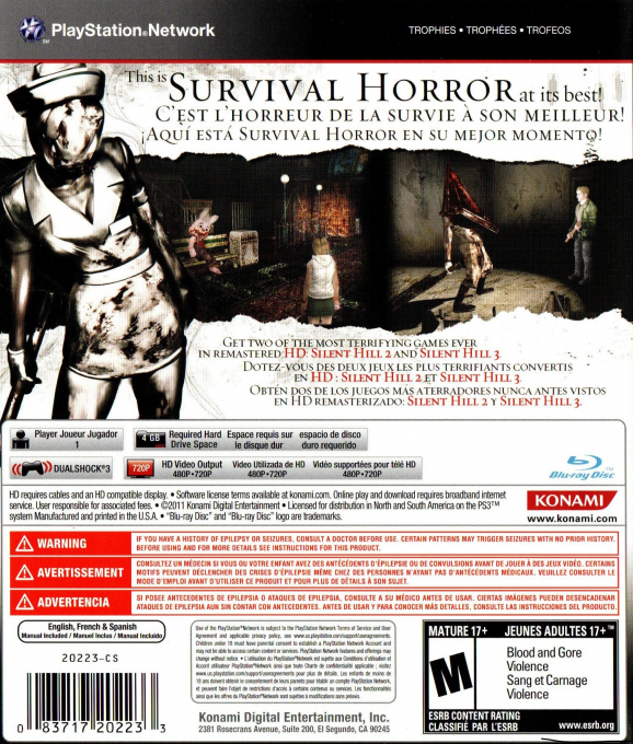 Silent Hill HD Collection - Dos