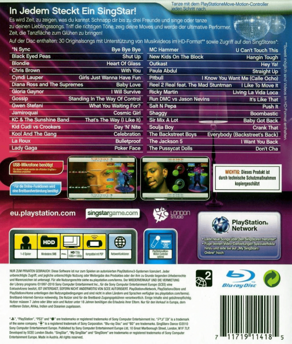 Singstar + Dance - Dos