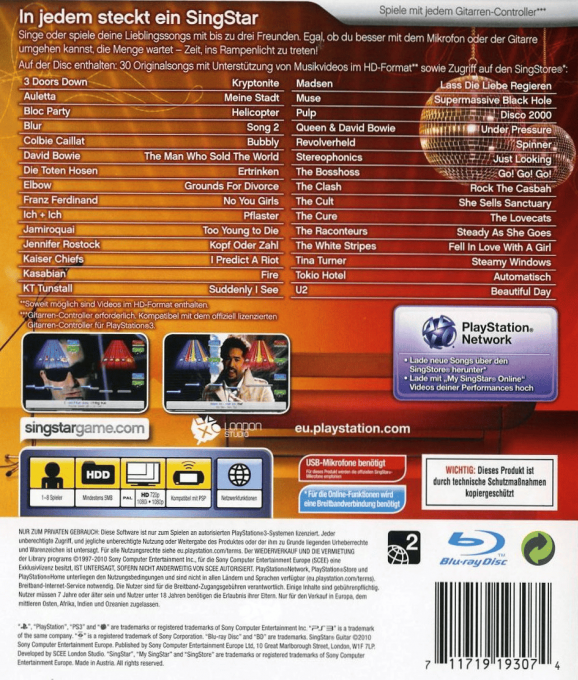 Singstar Guitar - Dos