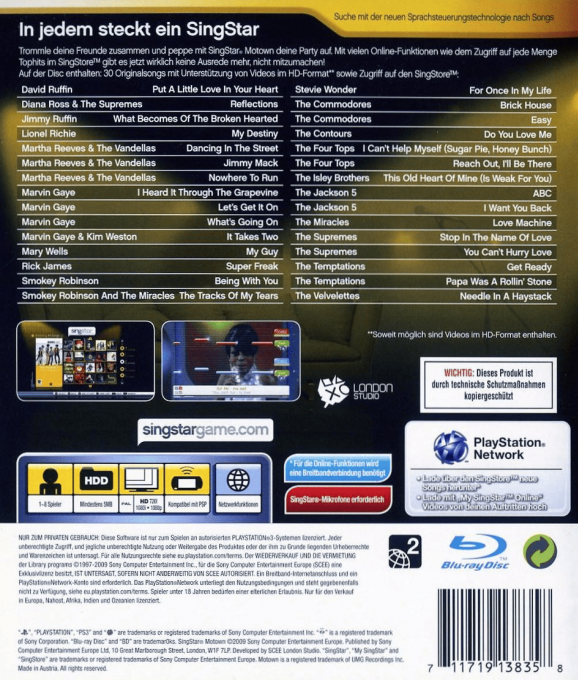 Singstar Motown - Dos