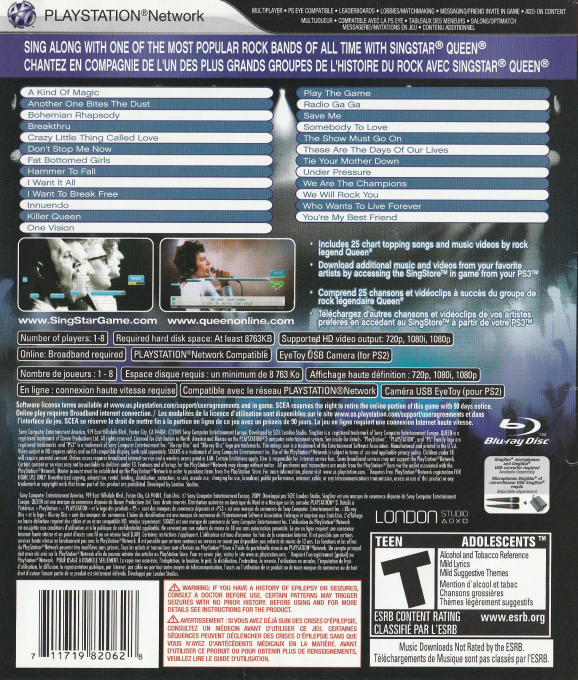 Singstar Queen - Dos