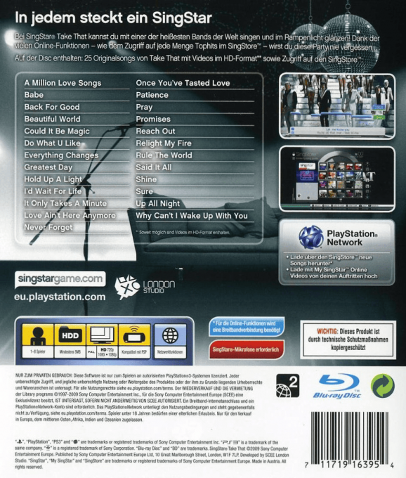 Singstar Take That - Dos