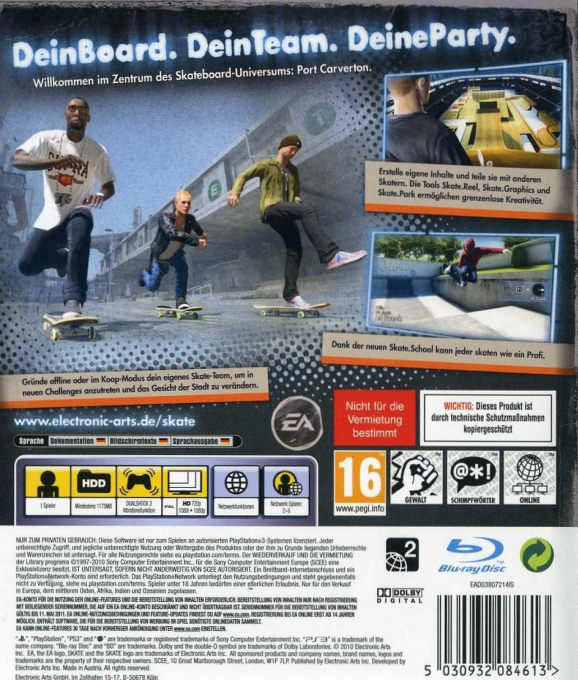Skate 3 - Dos