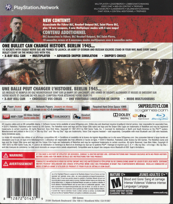 Sniper Elite V2 - Dos