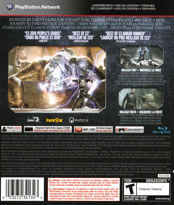 Star Wars: The Force Unleashed II - Dos