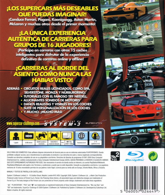 Supercar Challenge - Dos