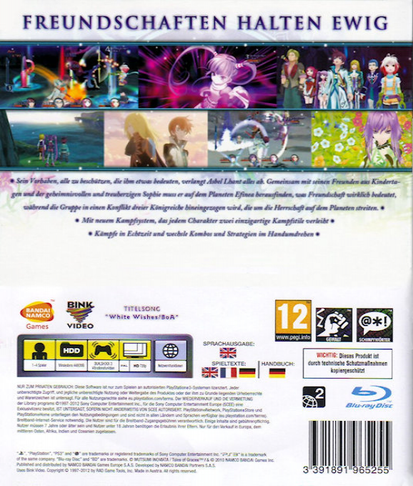 Tales Of Graces F - Dos