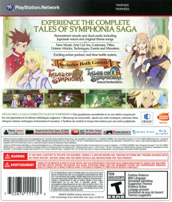 Tales Of Symphonia Chronicles - Dos