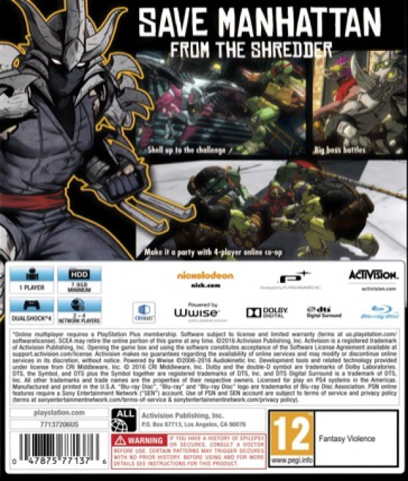 Teenage Mutant Ninja Turtles - Mutants in Manhattan - Dos