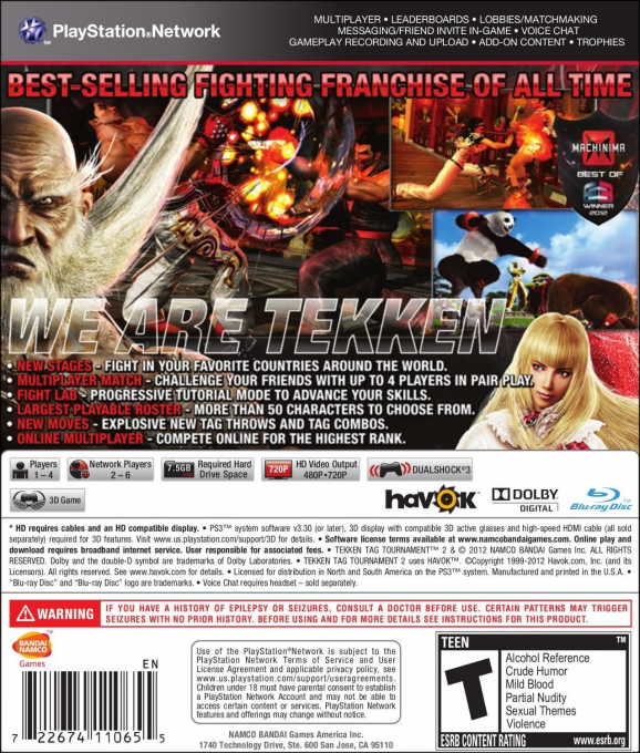 Tekken Tag Tournament 2 - Dos
