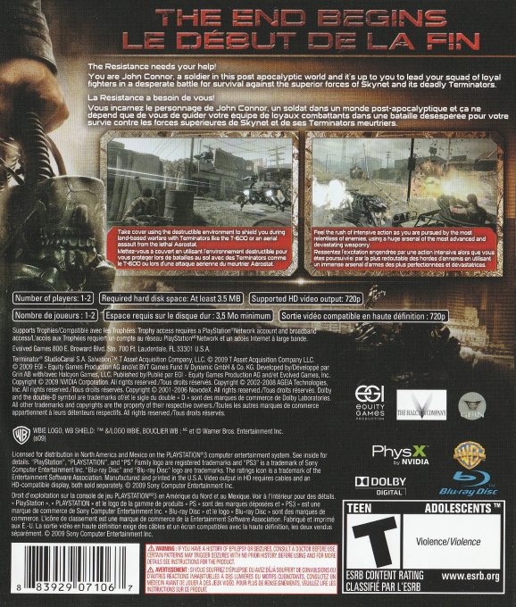 Terminator Renaissance - Dos