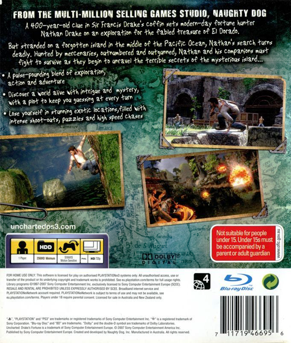 Uncharted : Drake's Fortune - Dos