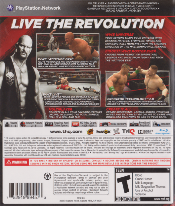 Wwe'13 dos