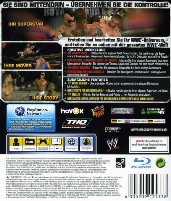 Wwe Smackdown Vs Raw 2008 dos