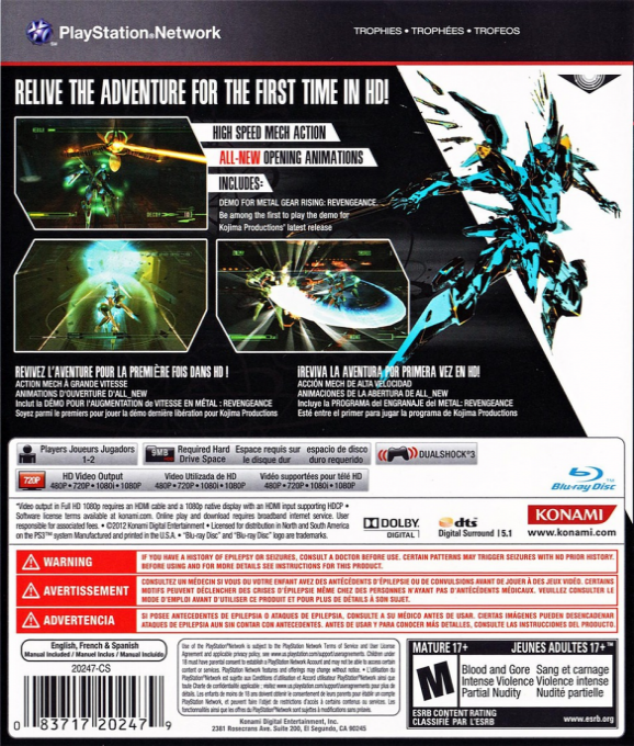 Zone Of The Enders Hd Collection - Dos
