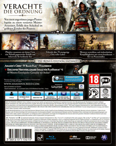 Assassin's Creed IV: Black Flag - Dos