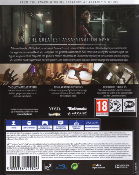 Dishonored - Death of the Outsider - Dos