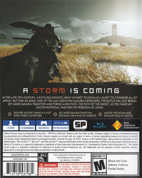 Ghost of Tsushima - Dos