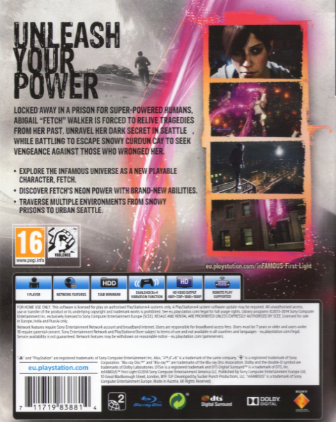 inFAMOUS - First Light - Dos