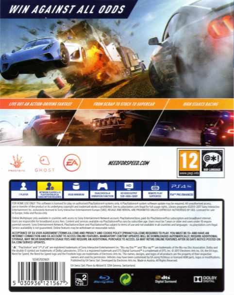 Need for Speed - Payback - Dos