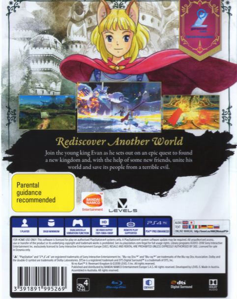 Ni no Kuni 2 - Revenant Kingdom - Dos