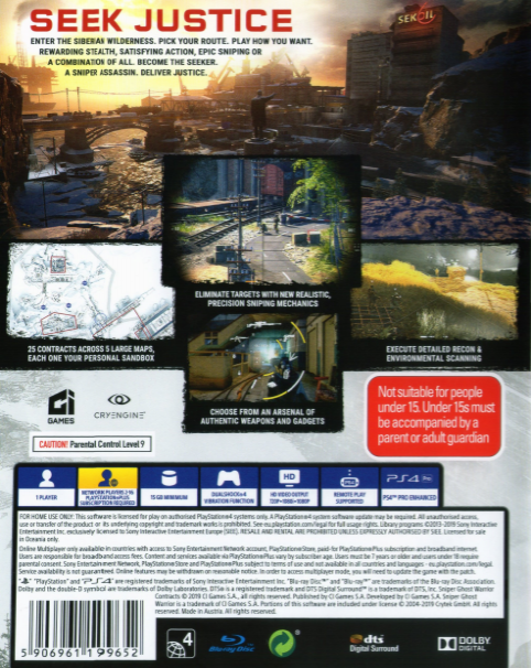 Sniper - Ghost Warrior - Contracts - Dos