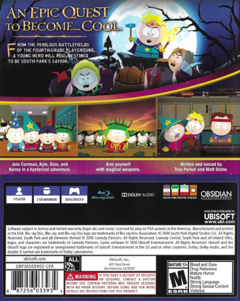 South Park: The Stick of Truth - Dos