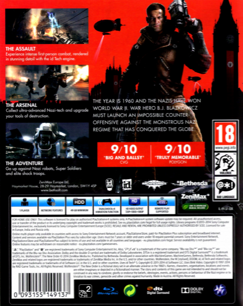 Wolfenstein - The New Order - Dos